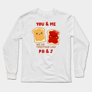 pbj you & me (strawberry) Long Sleeve T-Shirt